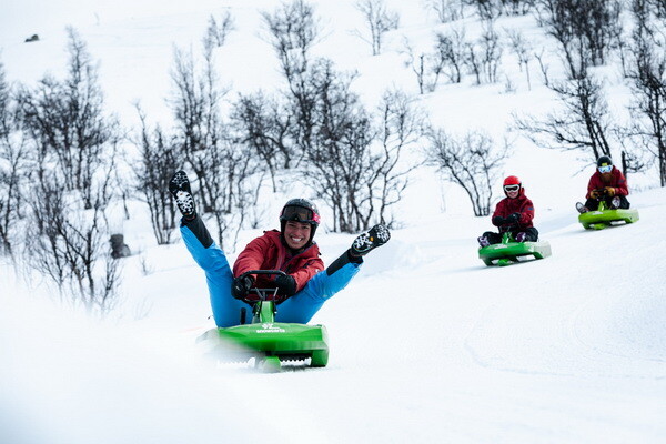 sledging Geilo, Dagali - ute med barn Geilo - friluftsliv - opplevelse vinter Geilo