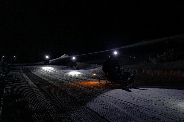 Night sledding. Exciting "Après-ski" between Geilo and Uvdal
