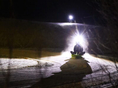 Night action on the slope in Dagali