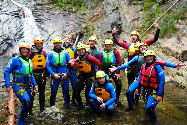 The best canyoning in Norway - Uvdal, Dagali Fjellpark I Beste juving i Norge - Uvdal. I Company trip Geilo